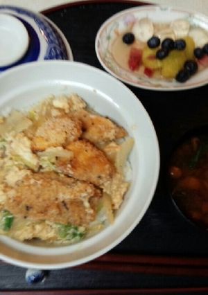 血管ダイエット433（ノンオイルカツ丼）-レシピのメイン写真