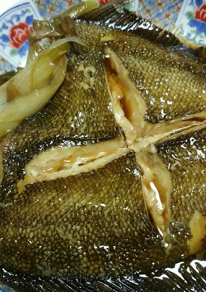 簡単冷凍カレイの照り照り煮付け-レシピのメイン写真