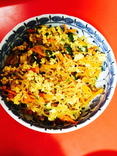 糸コンャクと野菜たまご炒め-レシピのメイン写真
