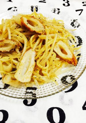 バタポンで簡単５分♫もやし竹輪の焼きそば-レシピのメイン写真