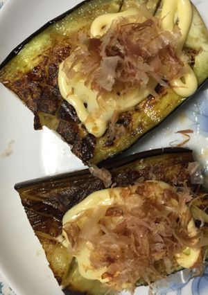 ナスのマヨ・チーズ乗せ焼き-レシピのメイン写真
