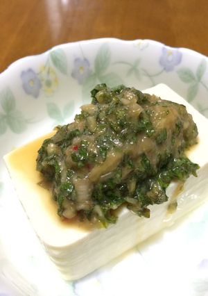 しそ味噌やっこ！-レシピのメイン写真