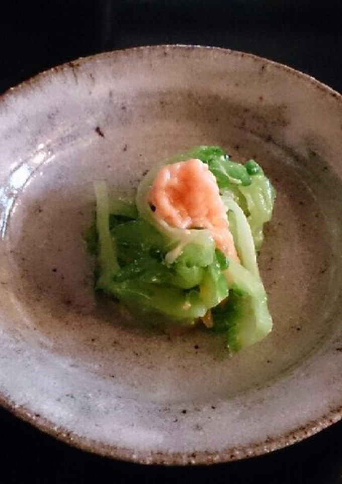 ゴーヤのこのこ和え-レシピのメイン写真