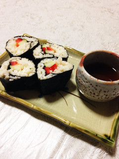 残りソーメンで海苔巻き-レシピのメイン写真