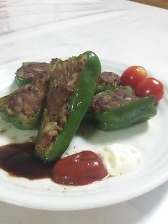 肉詰めピーマン-レシピのメイン写真