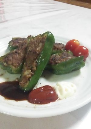 肉詰めピーマン-レシピのメイン写真