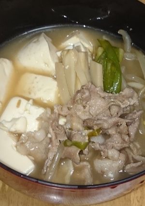 いろいろ具材入り肉豆腐-レシピのメイン写真