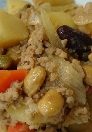 簡単☆豚ミンチの肉じゃが♪-レシピのメイン写真