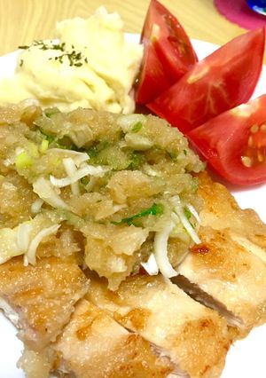 鶏の揚げ焼き 青じそおろしだれ-レシピのメイン写真