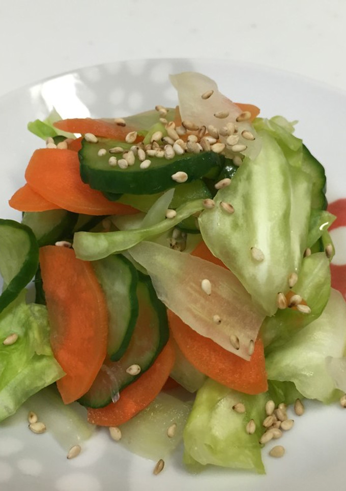 簡単‼野菜3つで浅漬け-レシピのメイン写真
