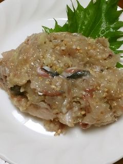 鯵のナメロウ-レシピのメイン写真