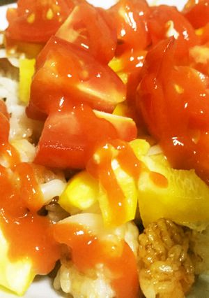 冷凍食品でなんちゃってタコライス-レシピのメイン写真