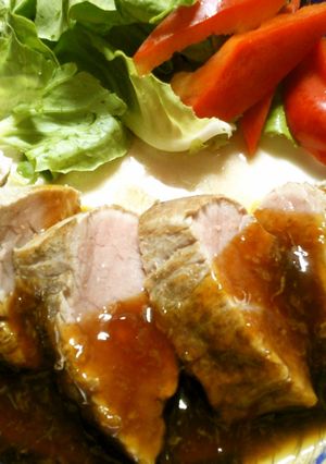 豚ヒレ肉の ローストポーク！ 照り焼き味-レシピのメイン写真