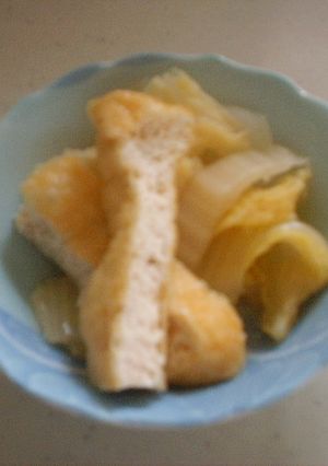 白菜と油揚げの含め煮-レシピのメイン写真