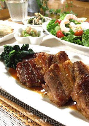 豚バラにんにくコッテリ焼き♡-レシピのメイン写真