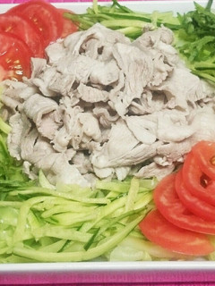 野菜たっぷり冷しゃぶ♪-レシピのメイン写真
