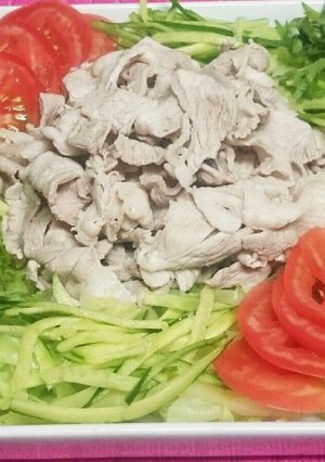野菜たっぷり冷しゃぶ♪-レシピのメイン写真