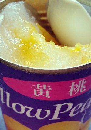 フルーツ缶アイス-レシピのメイン写真