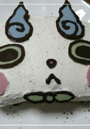 妖怪ウォッチコマさんケーキ!!!-レシピのメイン写真