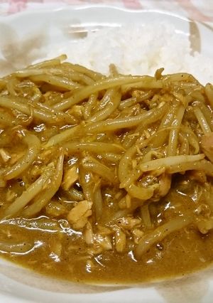 ツナともやしのカレー-レシピのメイン写真