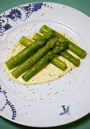 簡単！大きなアスパラのマヨソテー-レシピのメイン写真
