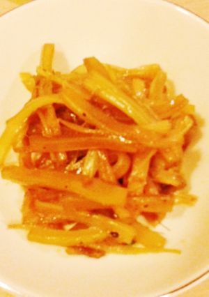 セロリきんぴら-レシピのメイン写真