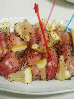 かぶと生ハムの簡単おつまみ(^^)-レシピのメイン写真