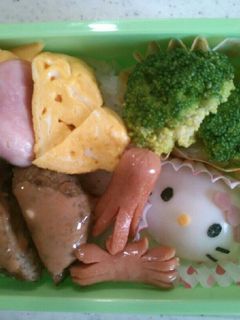 キティちゃんのキャラ弁-レシピのメイン写真