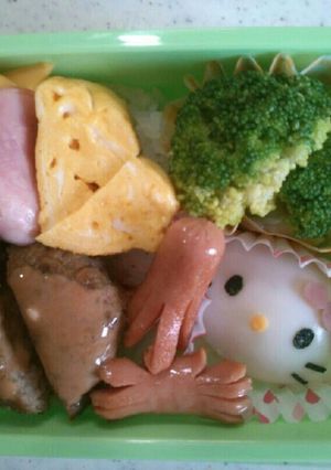 キティちゃんのキャラ弁-レシピのメイン写真