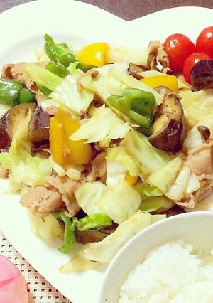 ガーリックバターde野菜炒め☆-レシピのメイン写真