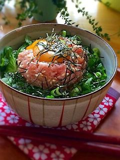 お豆腐まぐろ丼-レシピのメイン写真
