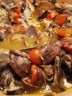 釣った魚でアクアパッツア-レシピのメイン写真