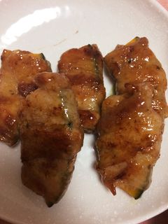 簡単!美味しい!かぼちゃの肉巻き♬-レシピのメイン写真