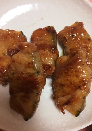 簡単！美味しい！かぼちゃの肉巻き♬-レシピのメイン写真