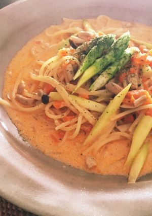 ズボラ主婦の簡単！ミートクリームパスタ♡-レシピのメイン写真