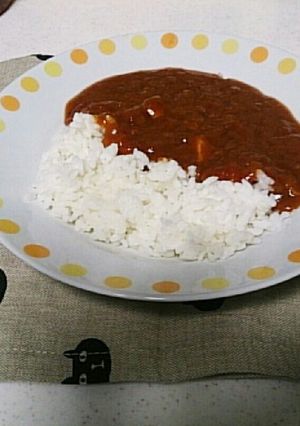 圧力鍋で簡単、時短トマトカレー-レシピのメイン写真