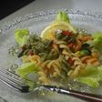夏☀簡単、カラフルフジリの冷製パスタ☺
