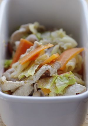 ＜常備菜＞冷しゃぶとキャベツのごま和え-レシピのメイン写真