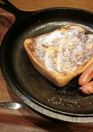スキレットでヘルシーフレンチトースト-レシピのメイン写真