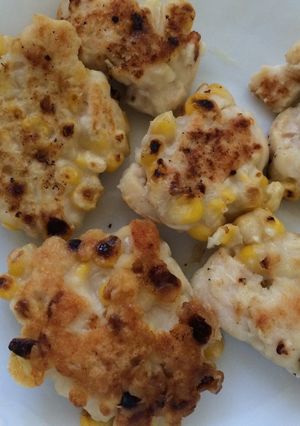 とうもろこしととり肉のかき揚げ（天ぷら）-レシピのメイン写真