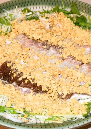 鯛のお造りごちそうサラダ-レシピのメイン写真