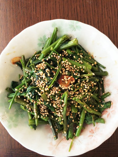 えん菜(空芯菜)のみそ炒め-レシピのメイン写真