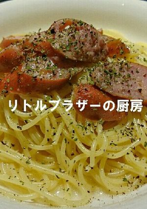フライパン不使用　ソーセージのスパゲティ-レシピのメイン写真
