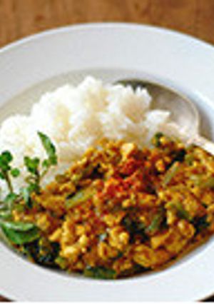 【米粉】お豆腐のキーマカレー-レシピのメイン写真