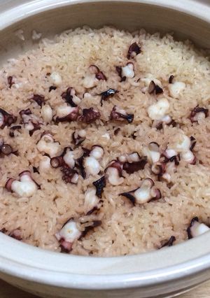 簡単！土鍋でタコ飯(^^)-レシピのメイン写真