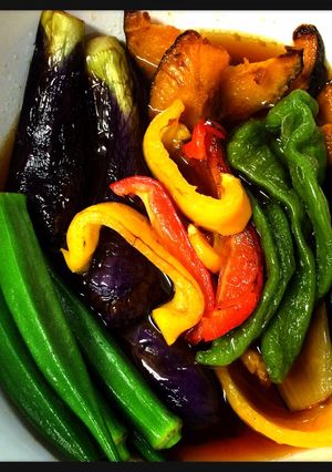 夏野菜の揚げ浸し-レシピのメイン写真