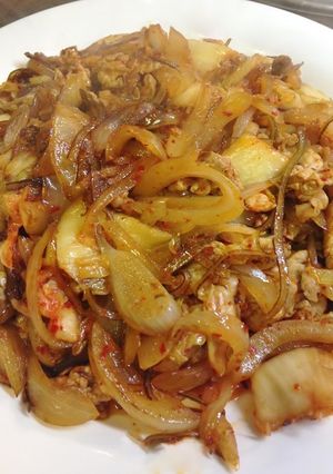 だしがら昆布の豚キムチ-レシピのメイン写真