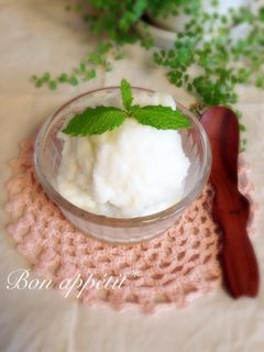 ふりふり♪簡単手作りアイス-レシピのメイン写真