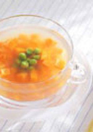 【夏野菜】にんじんの冷製コンソメスープ-レシピのメイン写真