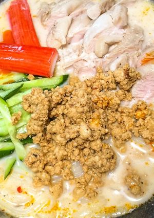 【糖質ダイエット】冷やし豆乳坦々麺-レシピのメイン写真